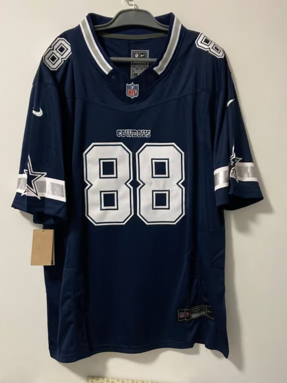 CeeDee Lamb Navy  Vapor  Stitched Jersey